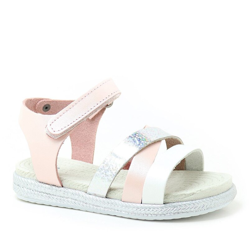 Artico Alexia Genuine Leather Vachetta Pink Baby Girl Sandals - Artico