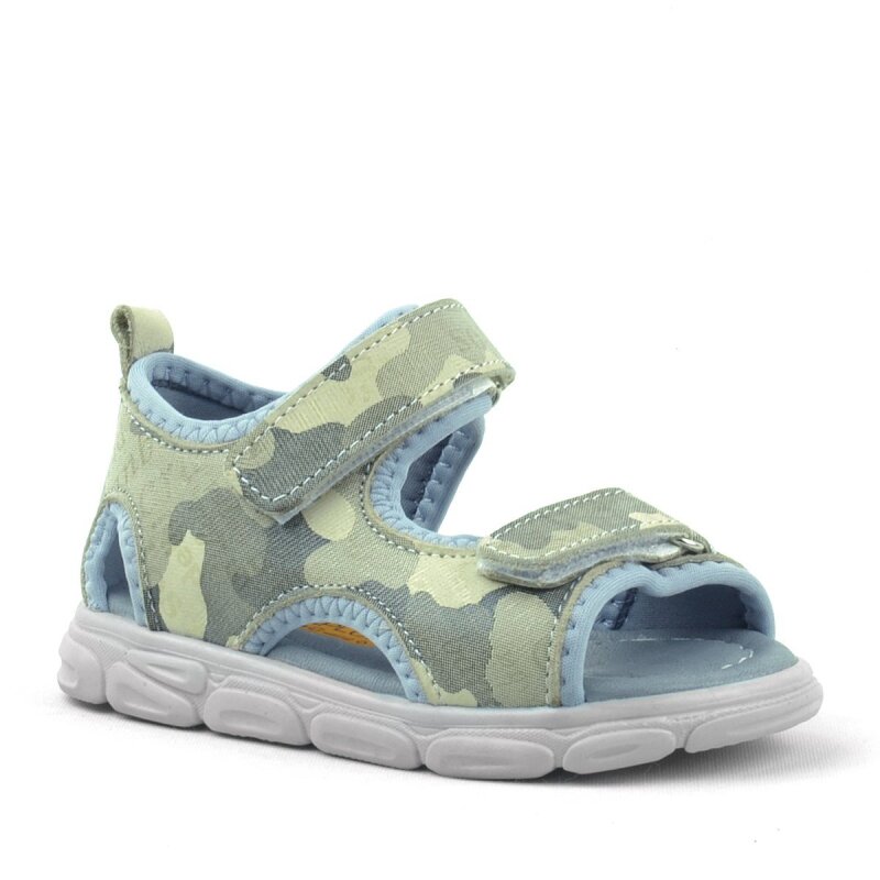 Rakerplus Wisps Genuine Leather Beige Camouflage Baby Sandals - Rakerplus