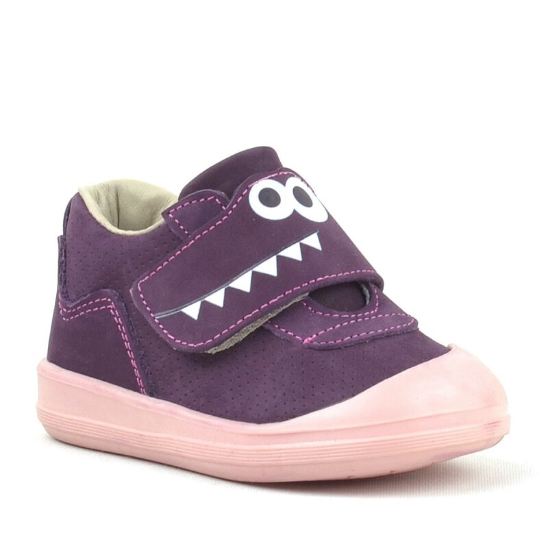 Rakerplus Dino Genuine Leather Purple High-Top Baby Shoes - Rakerplus