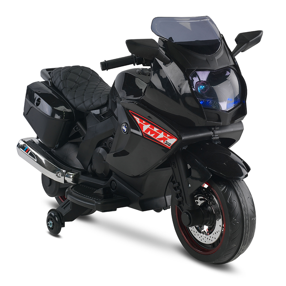 Babyhope 438A XMX-316 Ledli Akülü Motor 12 Volt Siyah - 1