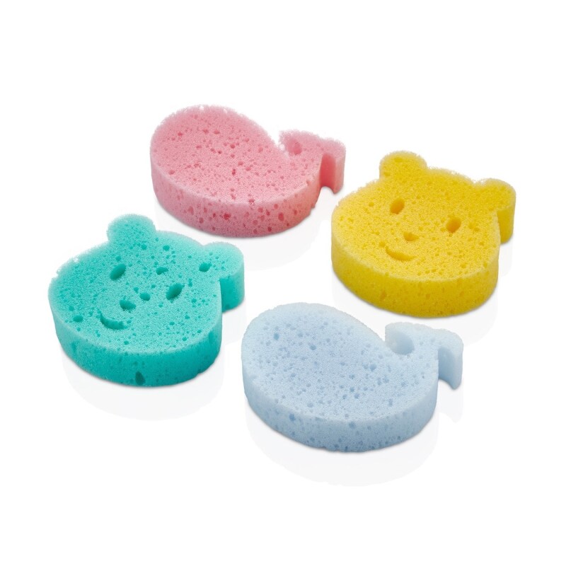 BabyJem 4lü Bebek Banyo Süngeri 618 - 1