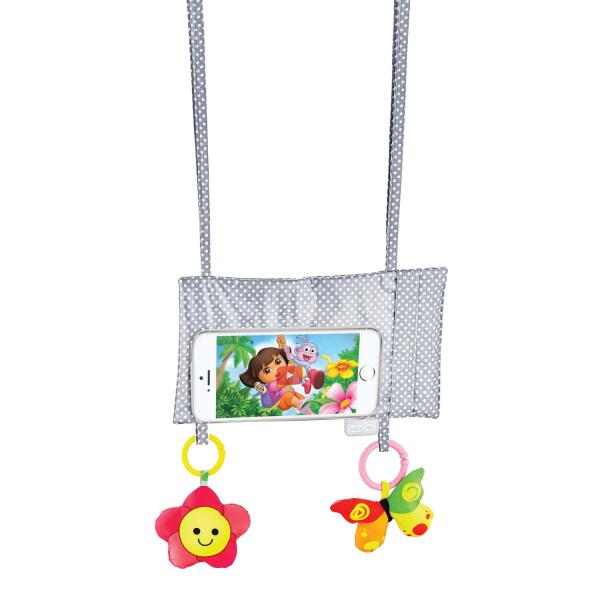 حامل هاتف للسيارة من بيبي جيم، 499 نقطة رمادية - BabyJem