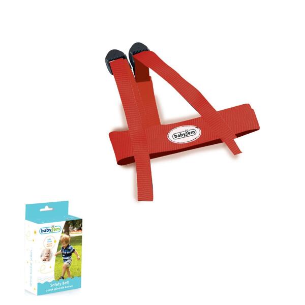 حزام أمان الطفل بيبي جيم 216 أحمر - BabyJem