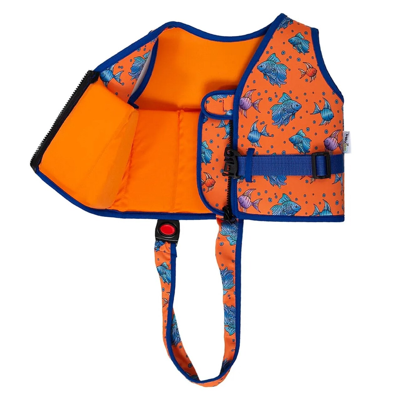 سترة سباحة للأطفال من بيبي جيم 855 برتقالية - 4