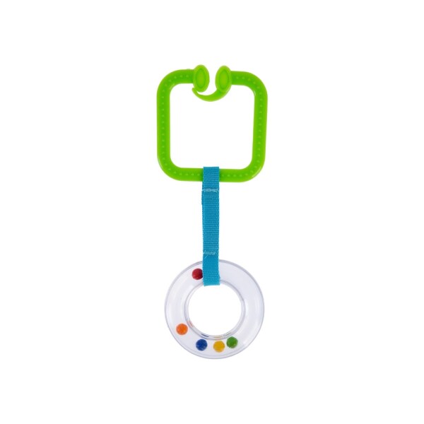حلقة عربة الأطفال BabyJem Rattle 877 باللون الأخضر - BabyJem