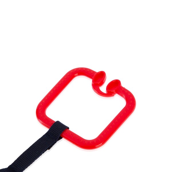 حلقة عربة الأطفال BabyJem Rattle 877 باللون الأحمر - 4