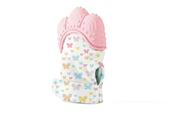 قفاز التسنين بيبي جيم 526 وردي - BabyJem