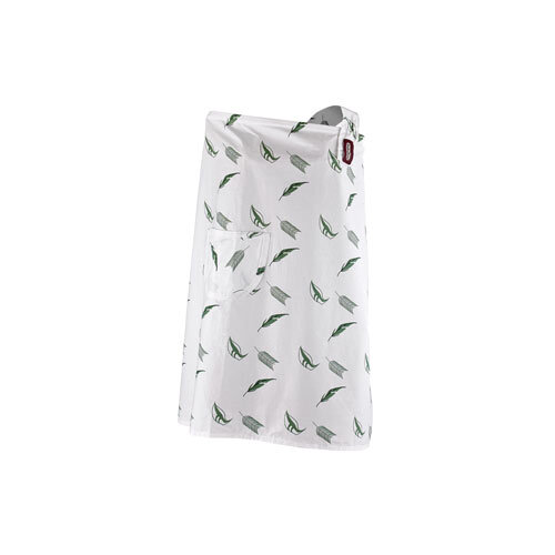 مريلة الرضاعة الجيبية من بيبي جيم 323 بنقشة أوراق نباتية - 1