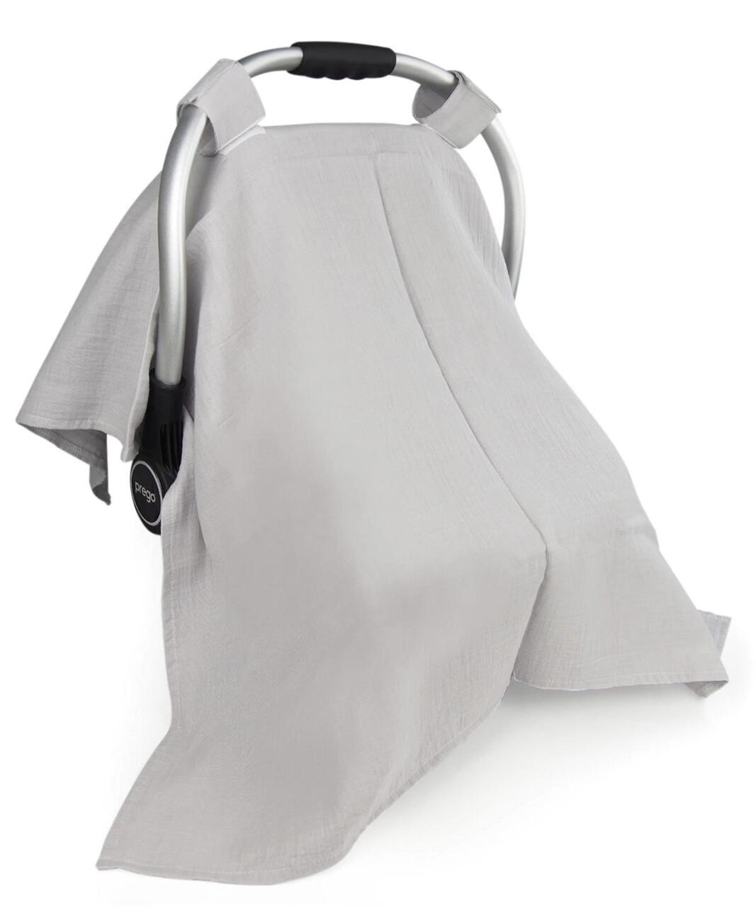 غطاء حامل الأطفال بيبي جيم بلَش 809 رمادي - 1
