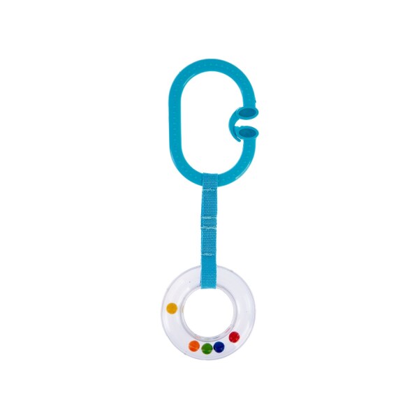 حلقة عربة الأطفال BabyJem Rattle 876 باللون الأزرق - BabyJem