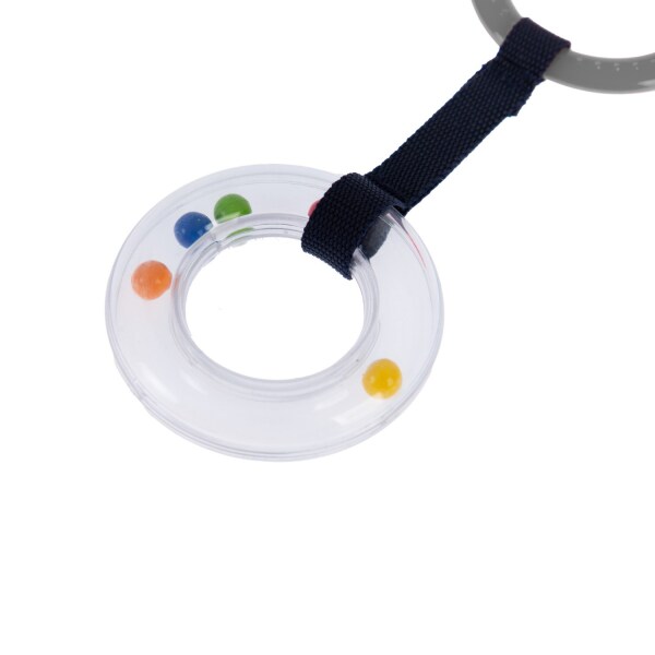 حلقة عربة الأطفال BabyJem Rattle 876 باللون الرمادي - 3