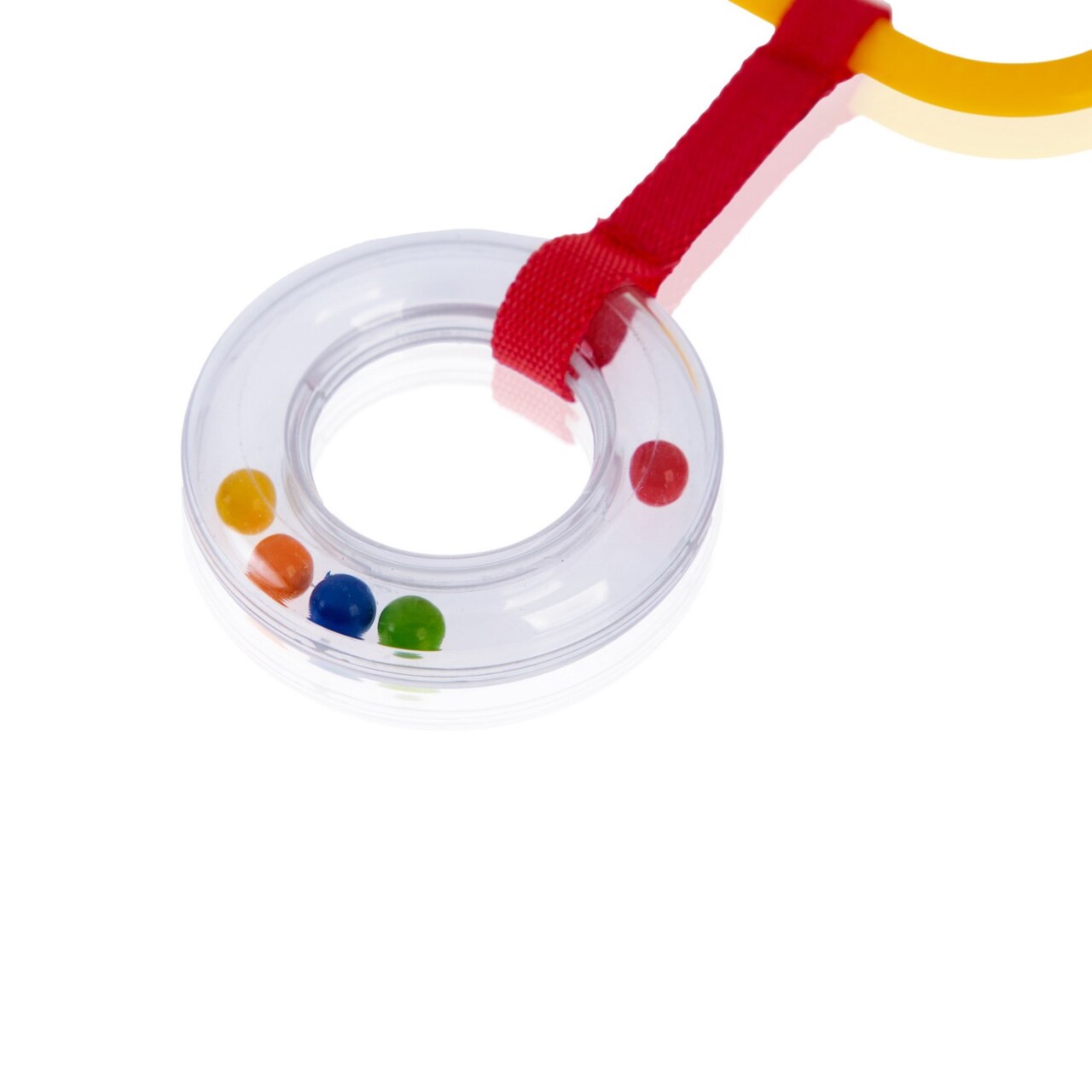حلقة عربة الأطفال BabyJem Rattle 876 باللون الأصفر - 3