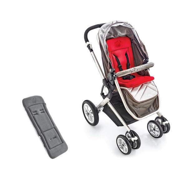 وسادة عربة الأطفال بيبي جيم 346 رمادية - BabyJem