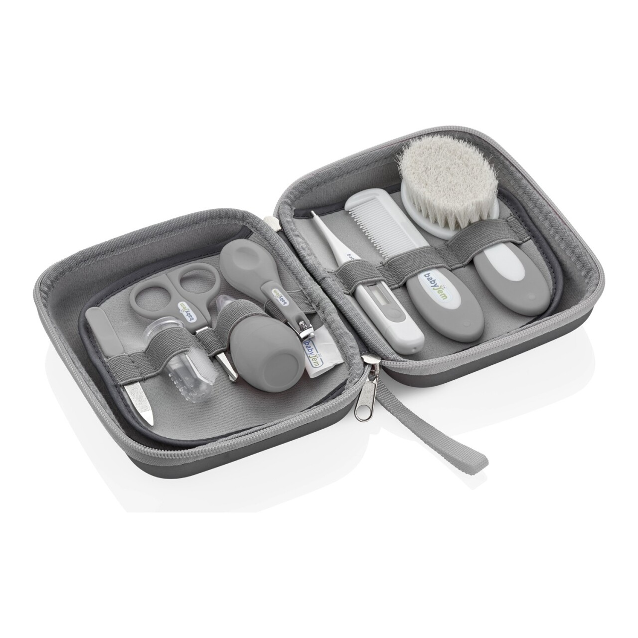 مجموعة بيبي جيم للعناية بالطفل 9 قطع 363 رمادي - 1