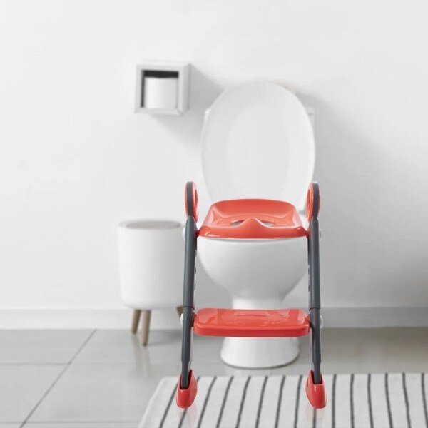 محول مرحاض BabyJem Step & Folding 861 Coral - 3