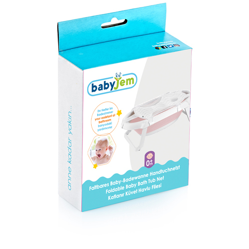 منشفة حمام قابلة للطي من بيبي جيم، شبكة 625 رمادية - 3