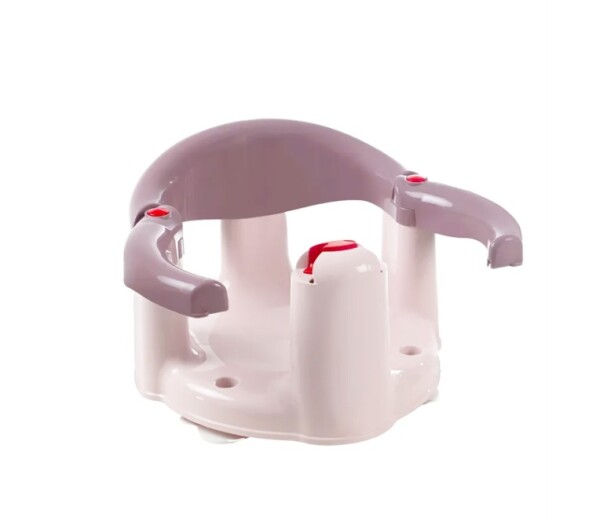 كرسي استحمام وكرسي مرتفع بفتحة أمامية من BabyJem 636 بلون أرجواني - 2