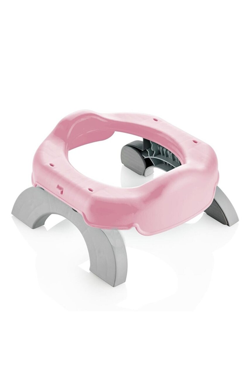 بيبي جيم - مرحاض محمول + 5 أكياس هدية رقم 591 وردي - 1