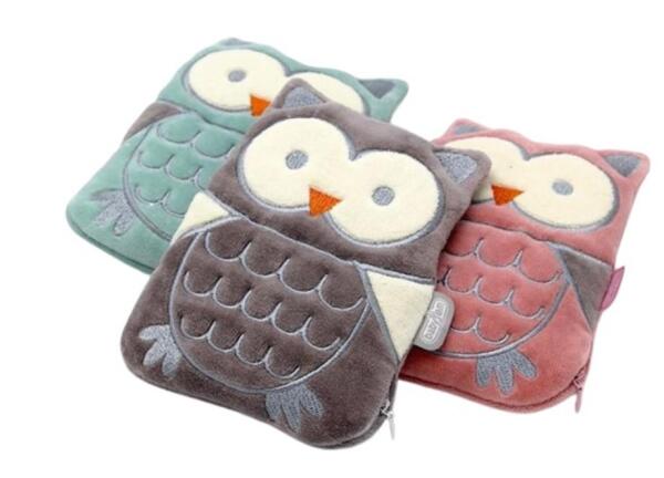 وسادة غاز مخملية من BabyJem Cherry Pitted Owl رقم 366 رمادية اللون - 2