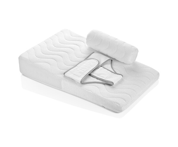 وسادة بيبي جيم للارتجاع المريئي للأطفال 132 باللون الأبيض - BabyJem