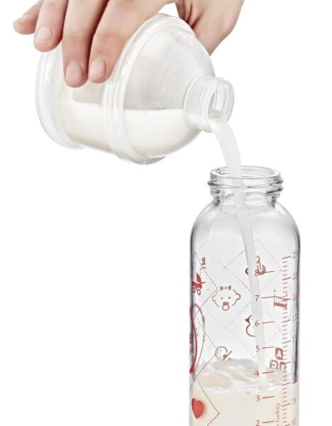 علبة طعام بودرة متعددة الطبقات من بيبي جيم 545 باللون الأبيض - 3