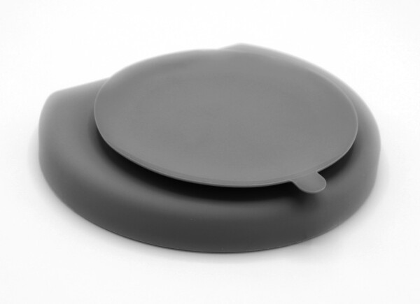 طبق سيليكون بيبي جيم 715 رمادي - 4