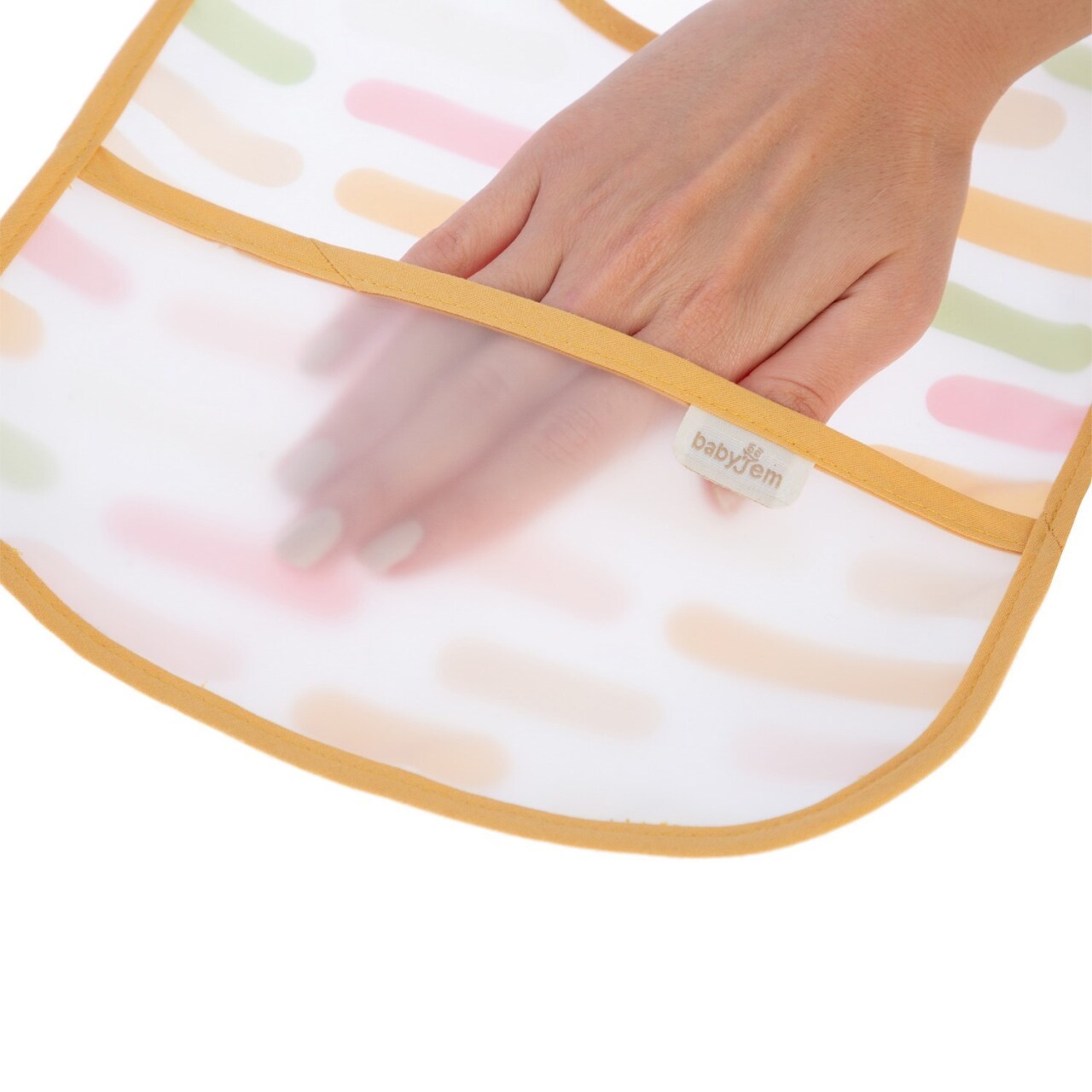 مريلة بيبي جيم المقاومة للبقع 840 باستيل - 5