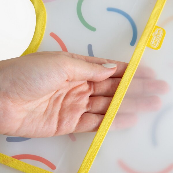 مريلة بيبي جيم المقاومة للبقع 840 صفراء - 4