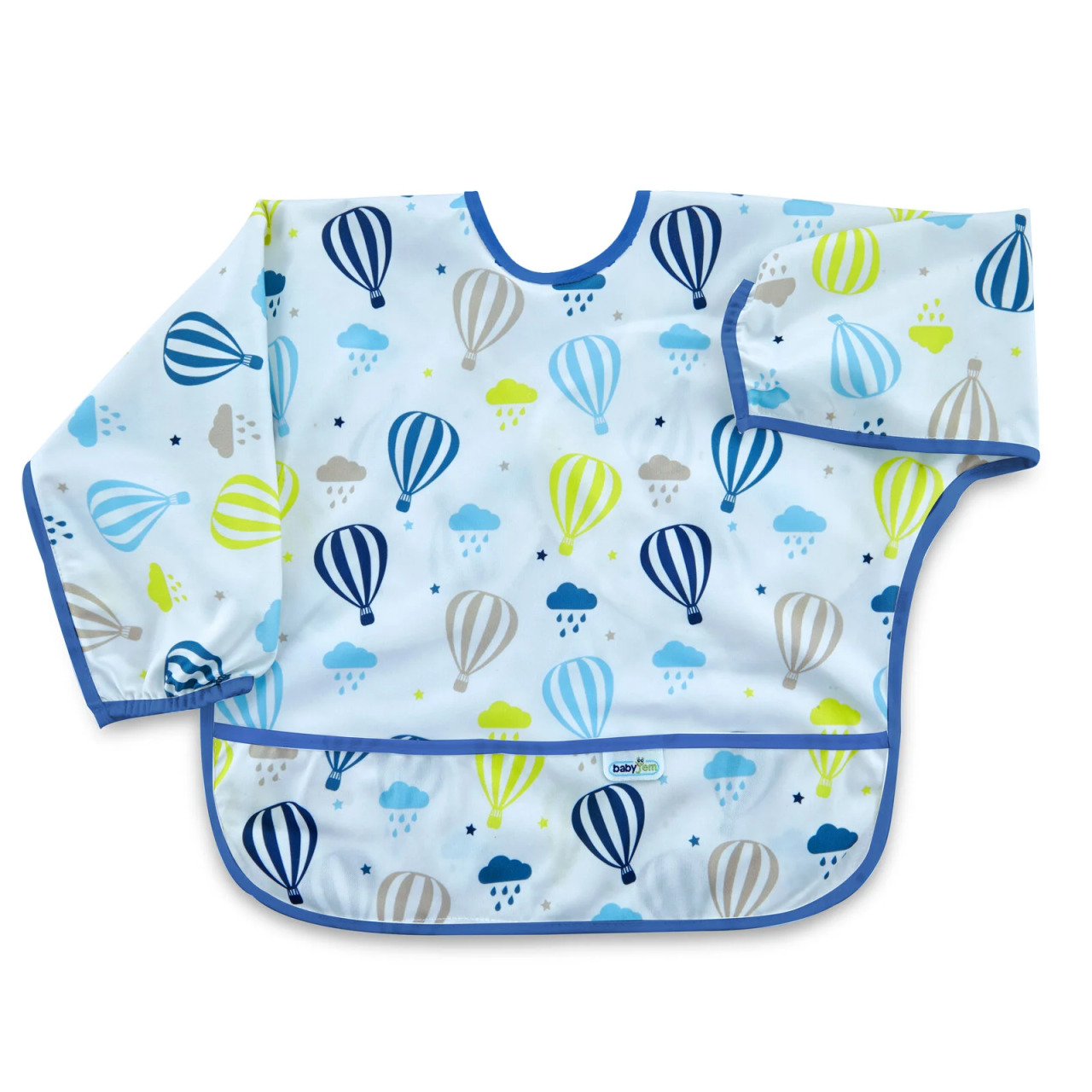 مريلة بأكمام BLW مطبوعة من BabyJem بنمط بالون 784 - 1