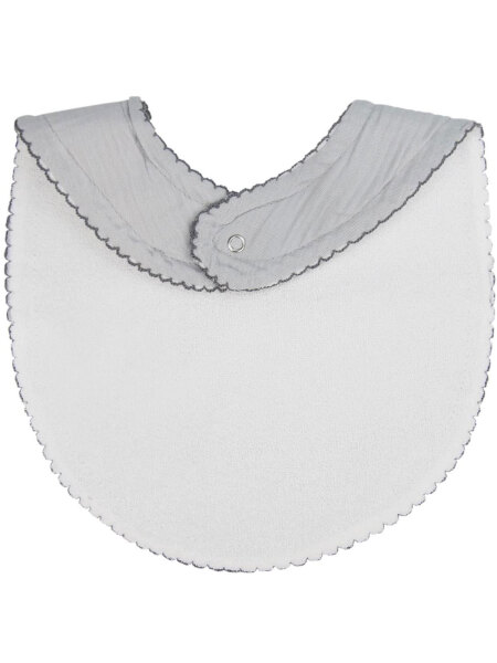 مريلة بيبي جيم كريب موسلين 811 رمادية - 3