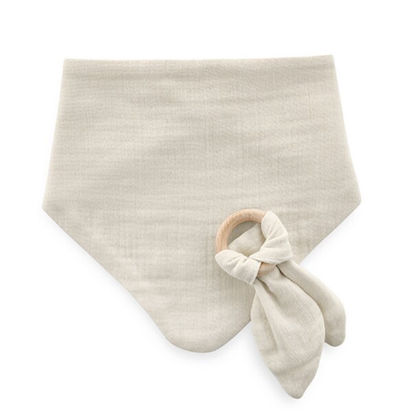 BabyJem عضاضة خشبية كريب موسلين 736 إكرو - BabyJem