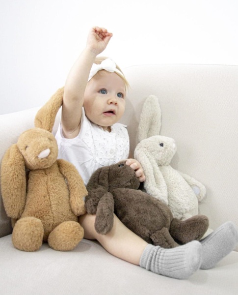 بيبي جيم - رفيقي في النوم - أرنب يمكنه الجلوس 30 سم - 730 منك - 2