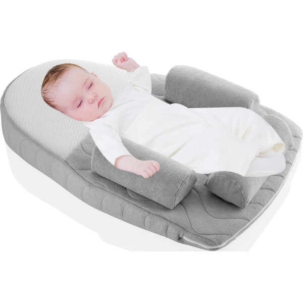 وسادة نوم مضادة للمغص ببذور الكرز من بيبي جيم، لون رمادي 426 - BabyJem