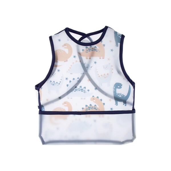 مريلة بيبي جيم المقاومة للبقع 839 ديناصور قابلة للارتداء - BabyJem