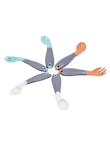 BabyJem Açılı Mama Kaşık Çatal Takımı 703 Yeşil - 3