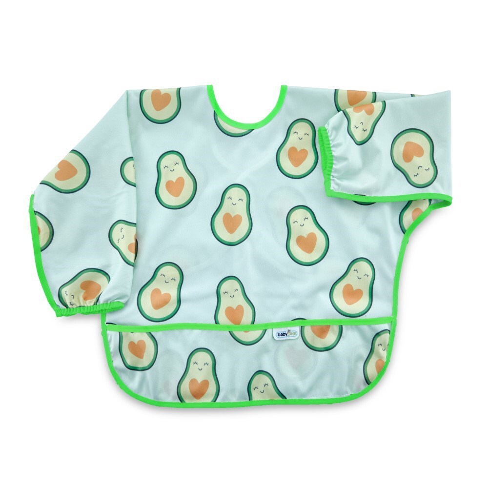 BabyJem Baskılı BLW Kollu Önlük 784 Avokado - 1