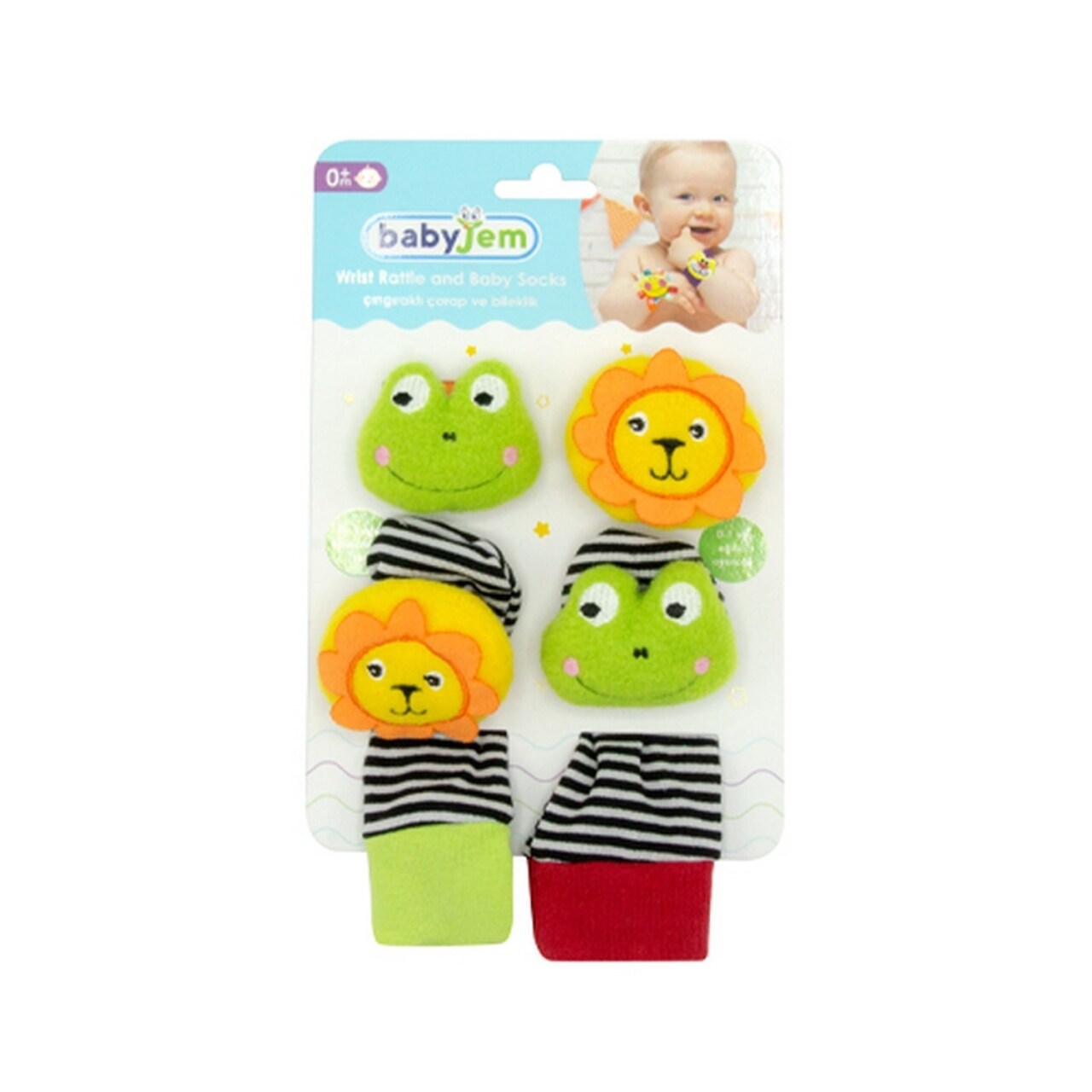 BabyJem Çıngıraklı Çorap ve Bileklik 471 - 6