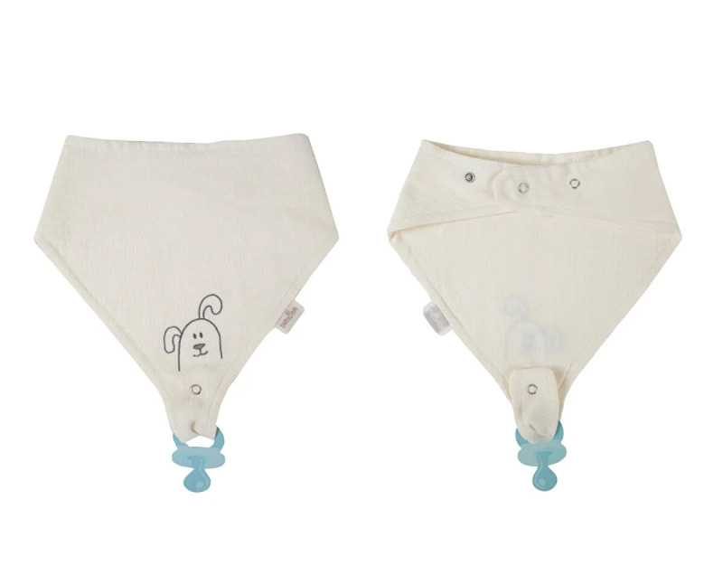 BabyJem Emzik Askılı Müslin Önlük 837 Ekru - 1