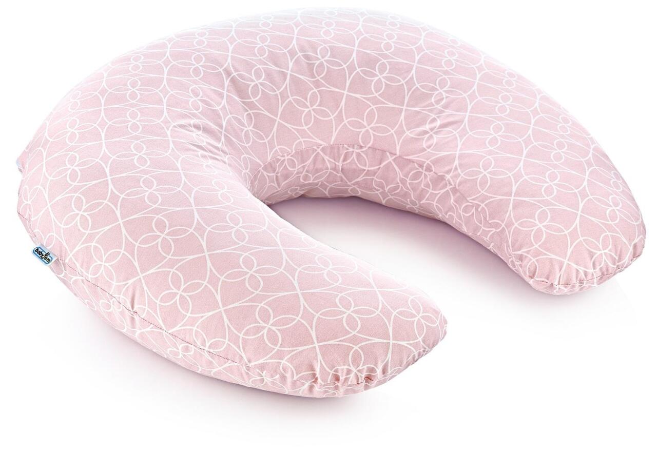 BabyJem Emzirme ve Destek Minderi 082 Pembe Yonca - 1