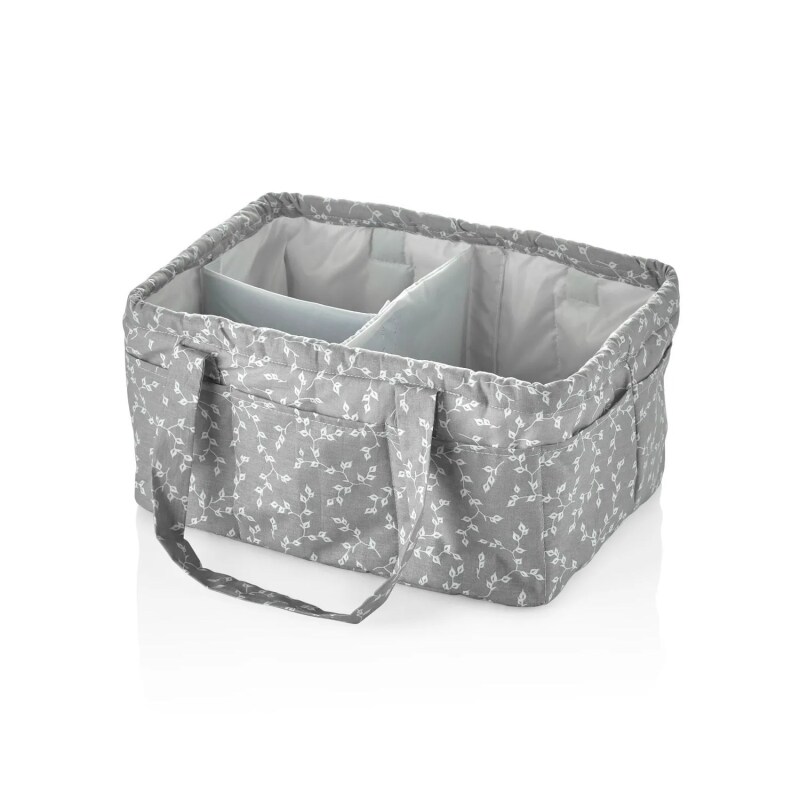 BabyJem Katlamalı Anne & Bebek Organizer 795 Gri Çiçek - 1