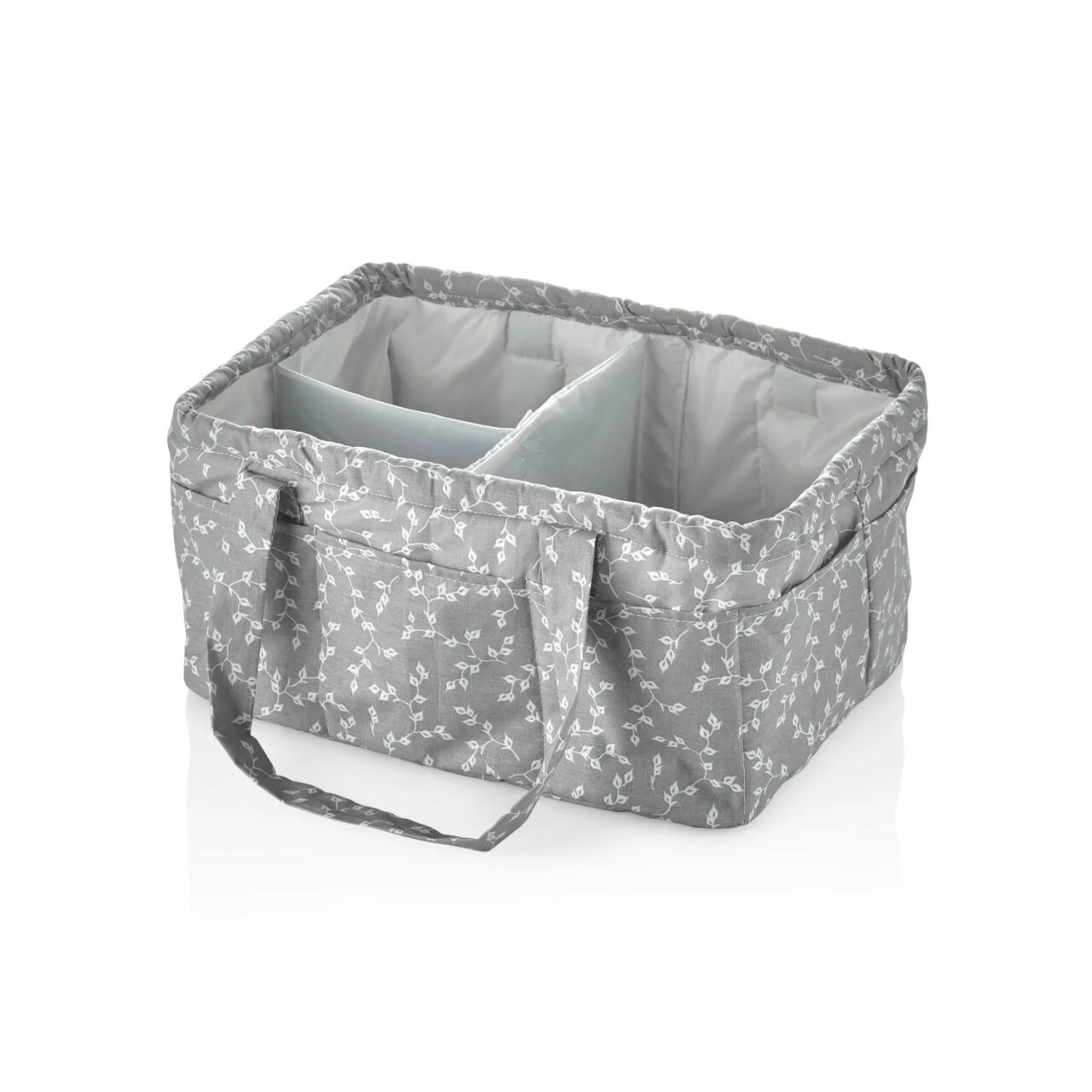 BabyJem Katlamalı Anne & Bebek Organizer 795 Gri Çiçek - 1