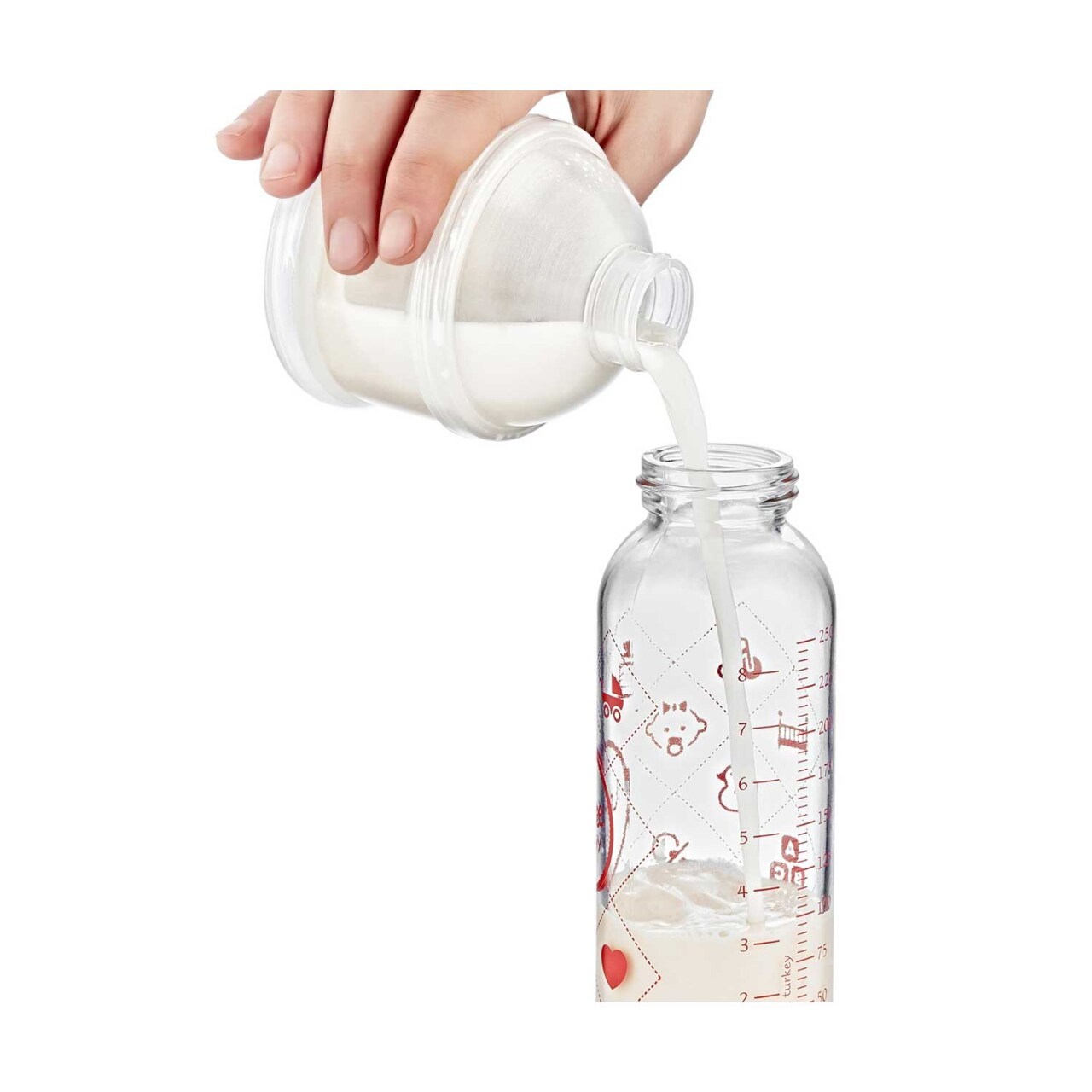 BabyJem Katlı Toz Mama Kabı 545 Karışık Renkli - 3