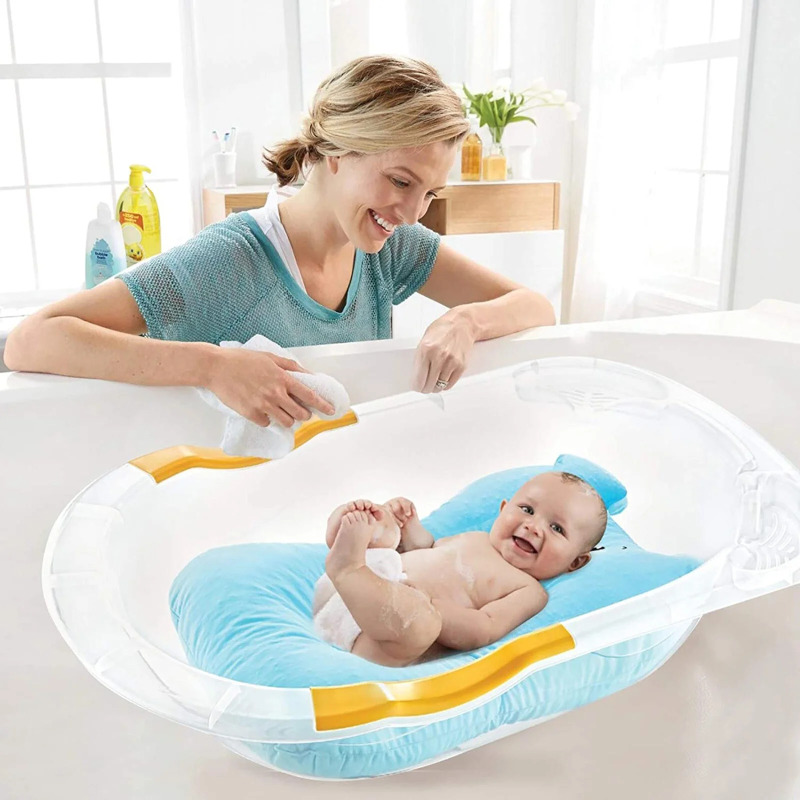 BabyJem Köpüklü Bebek Banyo Yatağı 436 Mavi - 2
