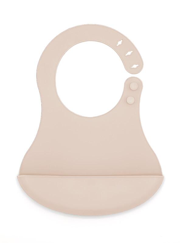 BabyJem Mini Silikon Önlük 718 Ekru - 1