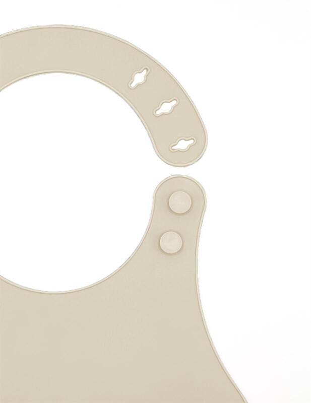 BabyJem Mini Silikon Önlük 718 Ekru - 2