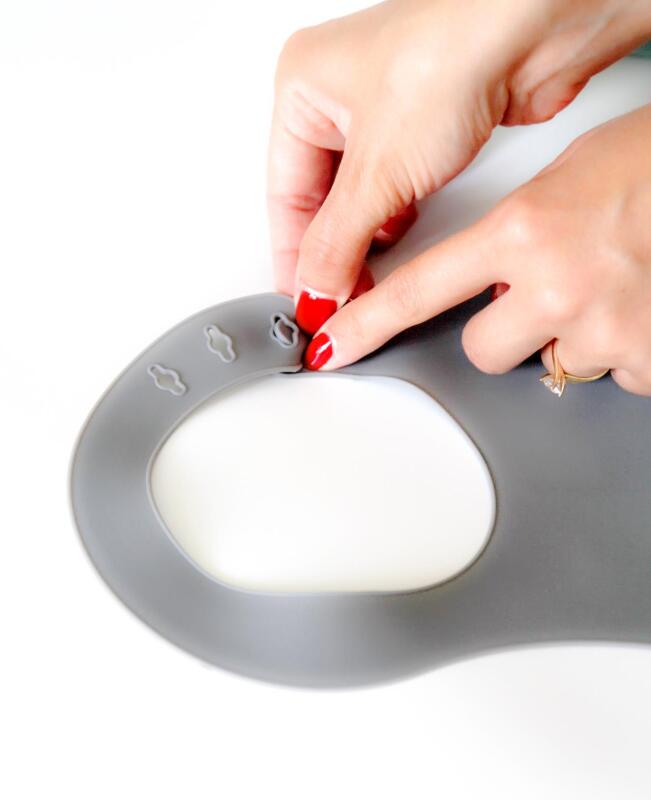 BabyJem Mini Silikon Önlük 718 Gri - 5
