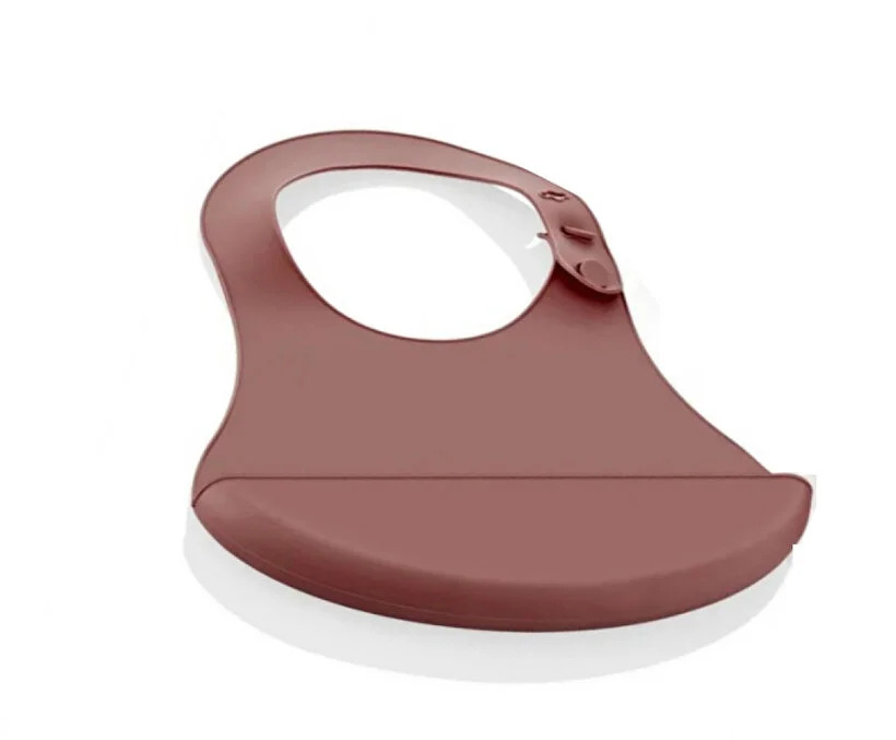 BabyJem Mini Silikon Önlük 718 Mocha - 1