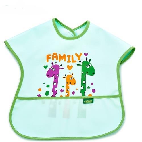 BabyJem Poli Muşamba Büyük Mama Önlüğü 029 Yeşil - 1