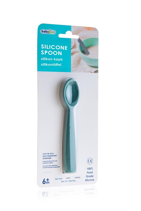 BabyJem Silikon Kaşık 759 Mint - 7