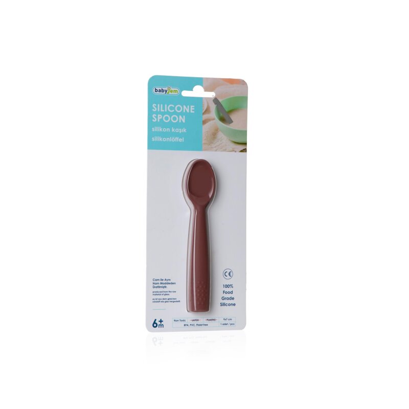 BabyJem Silikon Kaşık 759 Mocha - 6